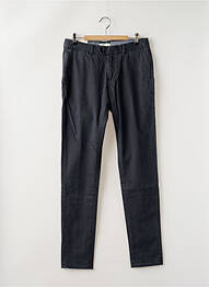 Pantalon chino fermeture zippée sous rabat avec crochet taille normale bleu SCOTCH & SODA homme