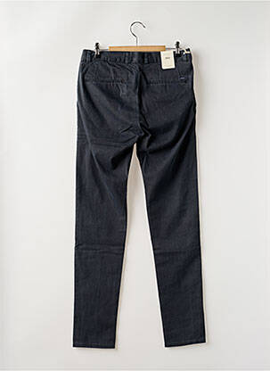 Pantalon chino fermeture zippée sous rabat avec crochet taille normale bleu SCOTCH & SODA homme