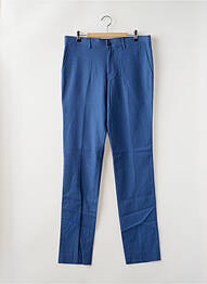 Pantalon chino stretch taille haute bleu PEARLY KING homme