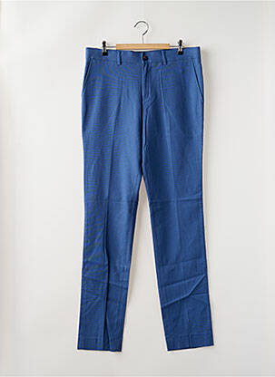 Pantalon chino stretch taille haute bleu PEARLY KING homme