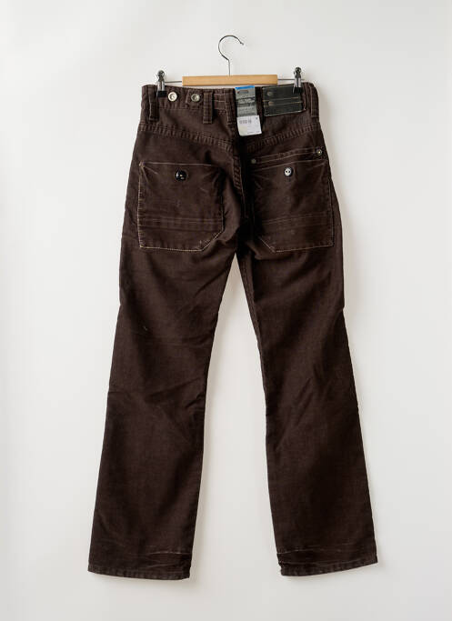 Pantalon droit marron G STAR pour homme