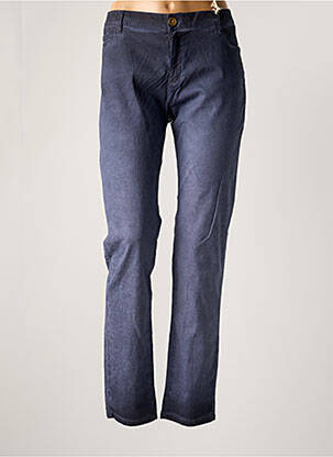 Pantalon slim poches bleu MAYJUNE femme