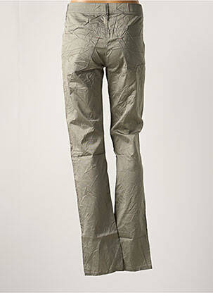 Pantalon droit poches vert GIRBAUD femme