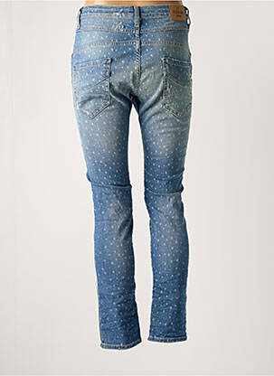 Jeans coupe slim poches bleu PLEASE femme
