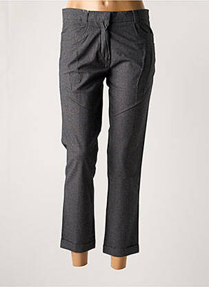 Pantalon 7/8 taille haute taille haute gris MY PANTS femme
