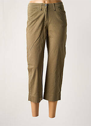 Pantacourt poches vert JOST femme