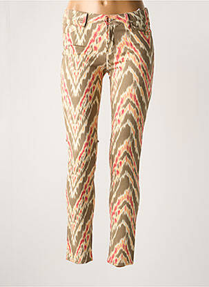 Pantalon slim poches vert REIKO femme