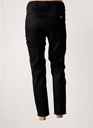 Pantalon 7/8 fermeture zippée sous rabat boutonné noir G STAR femme