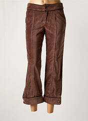 Pantalon 7/8 marron DIPLODOCUS pour femme seconde vue