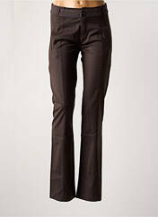 Pantalon slim marron MC PLANET pour femme seconde vue