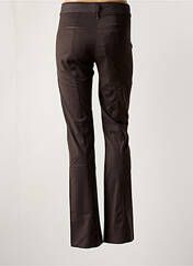 Pantalon slim marron MC PLANET pour femme seconde vue