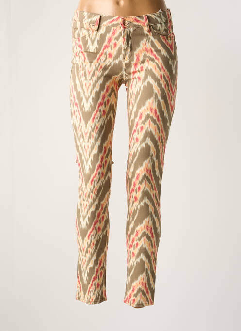 Pantalon slim poches vert REIKO femme