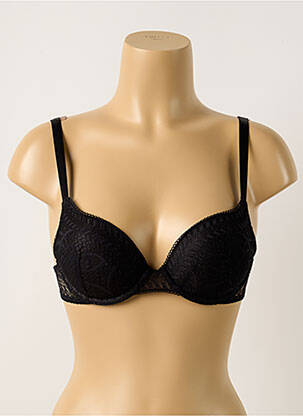 Soutien-gorge effet matière satinée haut soutien-gorge push-up noir PASSIONATA femme