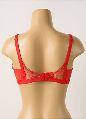 Soutien-gorge effet matière satinée haut soutien-gorge moulé rouge PASSIONATA femme
