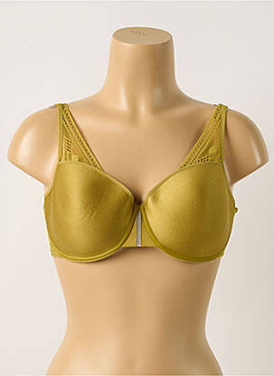 Soutien-gorge effet matière satinée haut soutien-gorge moulé vert PASSIONATA femme