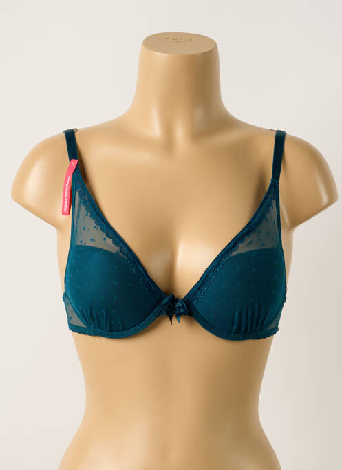 Soutien-gorge légère et transparente haut soutien-gorge moulé bleu PASSIONATA femme