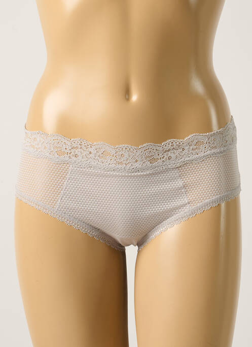 Shorty gris clair PASSIONATA pour femme