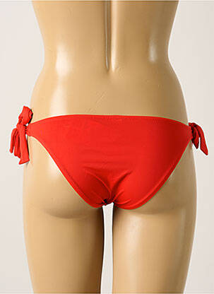 Bas de maillot de bain imprimé fantaisie bikini rouge ANTIGEL femme