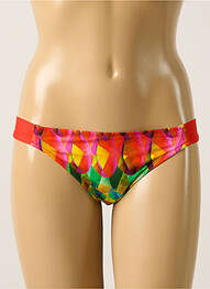 Bas de maillot de bain imprimé fantaisie culotte rouge ANTIGEL femme
