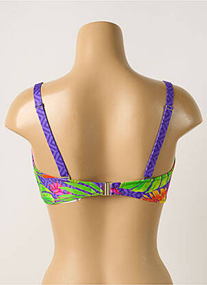 Haut de maillot de bain stretch violet ANTIGEL femme