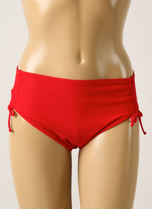 Bas de maillot de bain rouge ANTIGEL pour femme