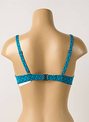 Haut de maillot de bain stretch haut soutien-gorge moulé bleu SIMONE PERELE femme