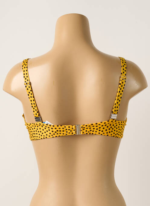 Haut de maillot de bain jaune ANTIGEL pour femme