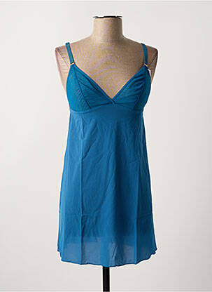 Nuisette/combinette légère et transparente bleu SIMONE X SIMONE PÉRÈLE femme