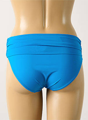 Bas de maillot de bain effet matière satinée culotte bleu AUBADE femme