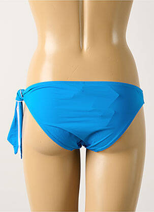 Bas de maillot de bain effet matière satinée culotte bleu AUBADE femme