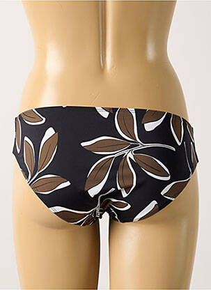 Bas de maillot de bain imprimé fantaisie culotte noir AUBADE femme