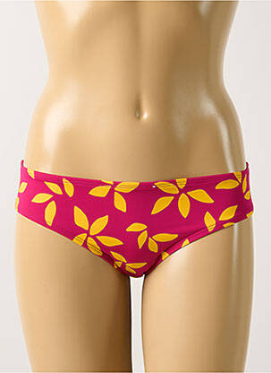 Bas de maillot de bain imprimé fantaisie culotte rose AUBADE femme