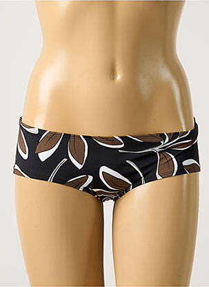 Bas de maillot de bain imprimé fantaisie shorty noir AUBADE femme