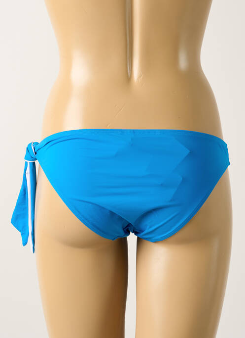 Bas de maillot de bain effet matière satinée culotte bleu AUBADE femme