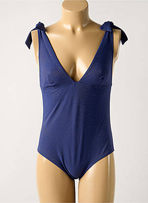 Maillot de bain 1 pièce haut soutien-gorge emboitant haut soutien-gorge emboitant bleu SIMONE PERELE femme
