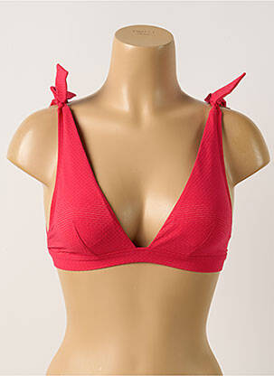 Haut de maillot de bain stretch haut triangles rose SIMONE PERELE femme