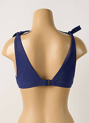 Haut de maillot de bain stretch haut triangles bleu SIMONE PERELE femme