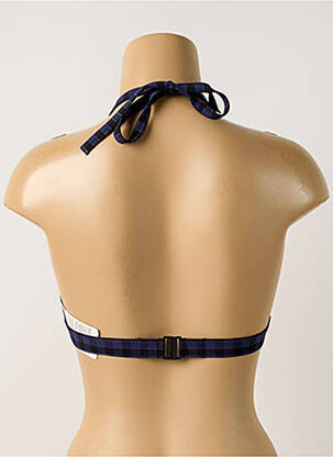 Haut de maillot de bain stretch haut soutien-gorge avec mousse de rembourrage amovible bleu SIMONE PERELE femme