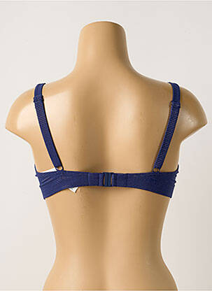 Haut de maillot de bain stretch haut soutien-gorge emboitant bleu SIMONE PERELE femme