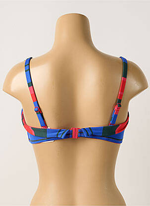 Haut de maillot de bain stretch haut soutien-gorge emboitant bleu SIMONE PERELE femme