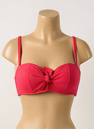 Haut de maillot de bain stretch haut soutien-gorge push-up rose SIMONE PERELE femme