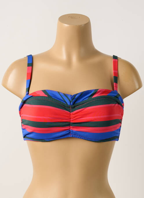 Haut de maillot de bain stretch haut soutien-gorge emboitant bleu SIMONE PERELE femme