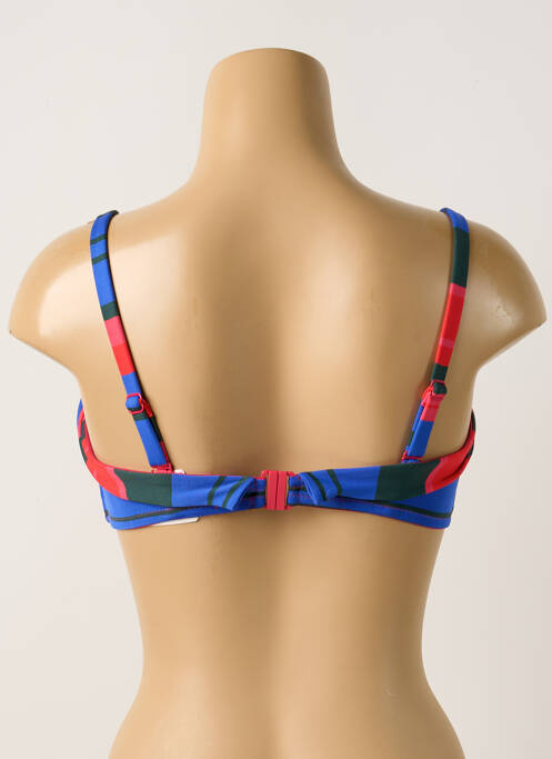 Haut de maillot de bain stretch haut soutien-gorge emboitant bleu SIMONE PERELE femme