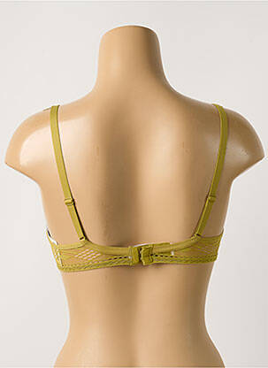 Soutien-gorge effet matière satinée haut soutien-gorge moulé vert PASSIONATA femme