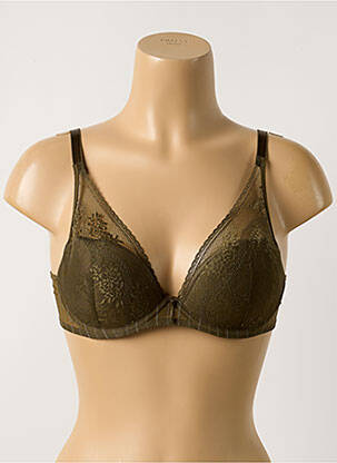 Soutien-gorge broderie haut soutien-gorge moulé vert PASSIONATA femme