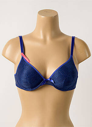 Soutien-gorge légère et transparente haut soutien-gorge moulé bleu PASSIONATA femme
