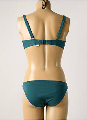 Maillot de bain 2 pièces stretch haut soutien-gorge balconnet vert SIMONE PERELE femme