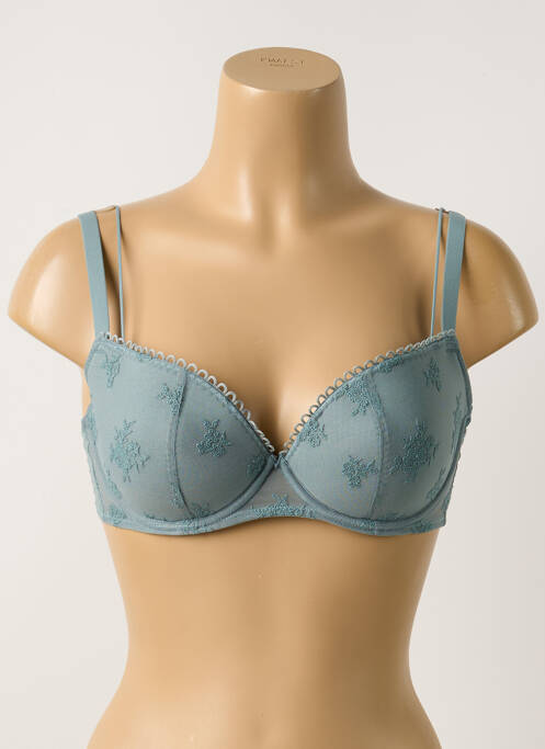 Soutien-gorge légère et transparente haut soutien-gorge moulé bleu PASSIONATA femme