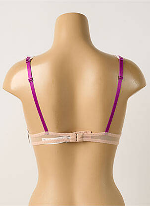 Soutien-gorge effet matière satinée haut soutien-gorge avec mousse de rembourrage amovible chair AUBADE femme
