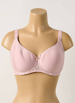Soutien-gorge effet matière satinée haut soutien-gorge moulé rose AUBADE femme